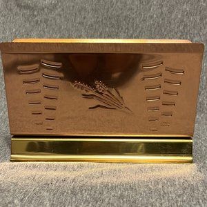 Coppercraft Guild Napkin Letter Holder in Wheat Pattern